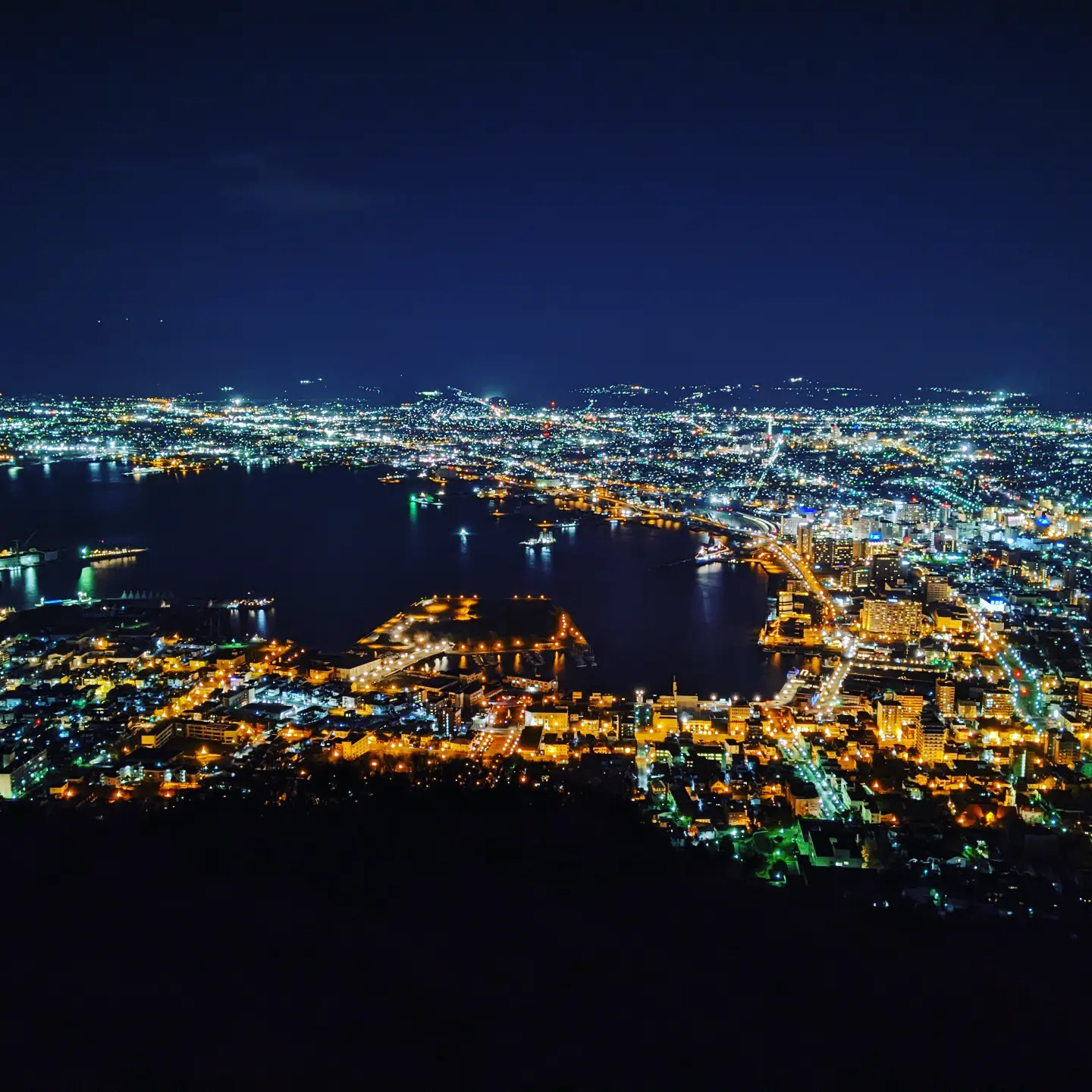 北海道函館山からの夜景